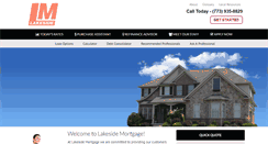 Desktop Screenshot of lakesidemortgage.net